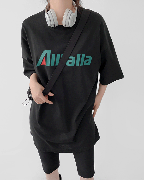 알리 오버핏 티셔츠 (t)